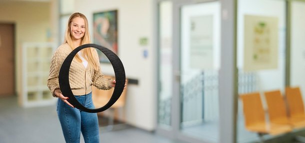 Mitarbeiterin der Stadt Oldenburg. Foto: Stadt Oldenburg