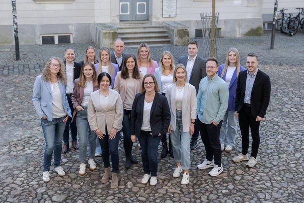 Gruppenfoto Ansprechpersonen für Talente aller Art