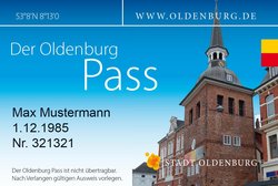 Muster des Oldenburg-Passes. Grafik: Stadt Oldenburg
