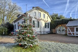 Weihnachtlicher Wintertag im Oldenburger Schlossgarten. Foto: Hans-Jürgen Zietz