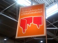 Messestand Leipzig. Foto: Literaturhaus Oldenburg